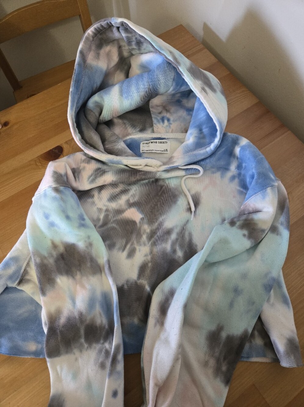 Tie-Dye Pastel Hoodie Sweatshirt - Women
